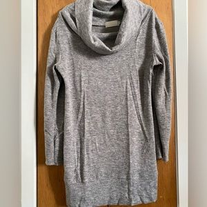 Grey sweater dress